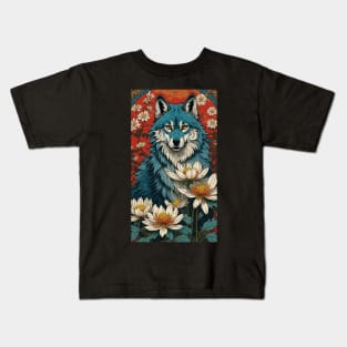 Wild Oriental wolf Kids T-Shirt